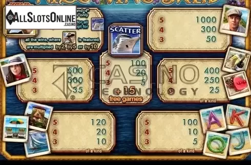 Screen3. Nice Vineyard from Casino Technology
