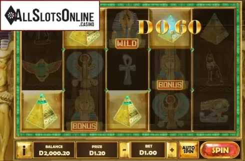 Win Screen 2. Nile Treasures from Triple Cherry