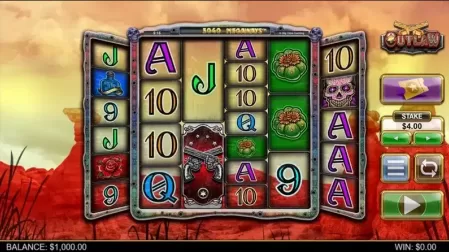 Outlaw slot screenshot 1