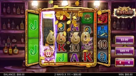 Outlaw slot screenshot 6