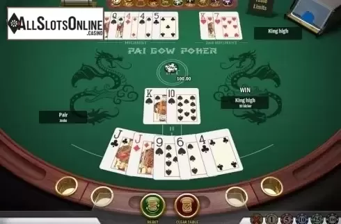 Win Screen. Pai Gow Poker (Play'n Go) from Play'n Go
