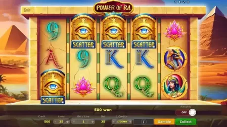 Power of Ra slot screenshot 3