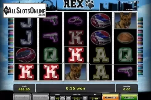 Win. Rex from Greentube