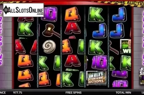 Reels screen. Sean Kelly's Storage Auctions from CORE Gaming