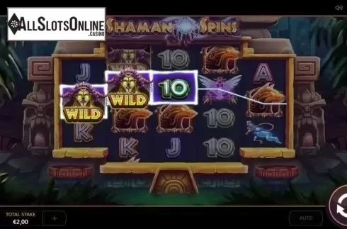 Win Screen. Shaman Spins from Cayetano Gaming