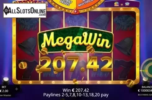 Mega Win. Show Master from Booming Games
