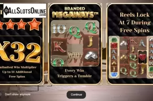 Intro screen