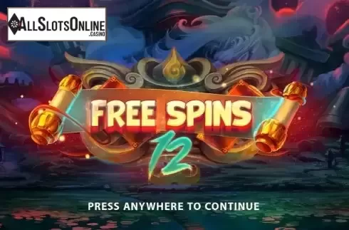Free Spins Game screen
