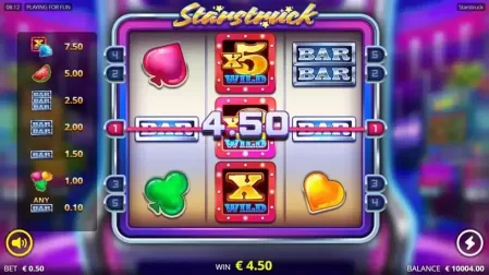 Starstruck slot screenshot 2