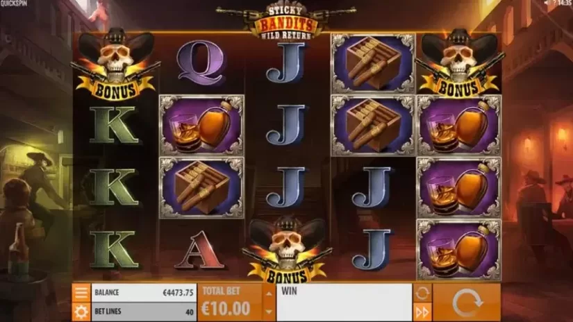 Sticky Bandits: Wild Return slot screenshot 3