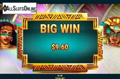 Win Bonus Wheel screen