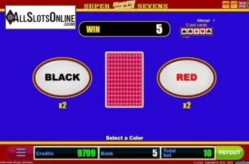 Gamble. Super Sevens Happy Wheel from Belatra Games