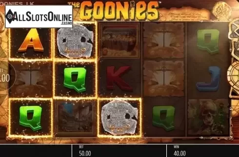 Win Screen 5. The Goonies Jackpot King from Blueprint