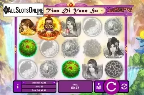 Win screen. Tian Di Yuan Su from RTG