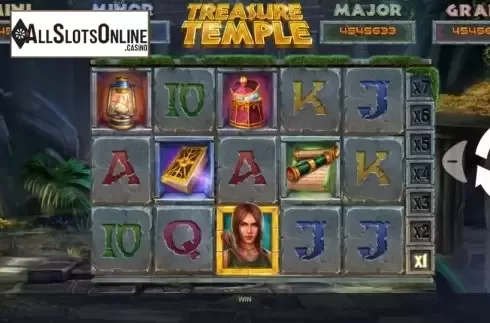 Reel Screen. Treasure Temple from Pariplay
