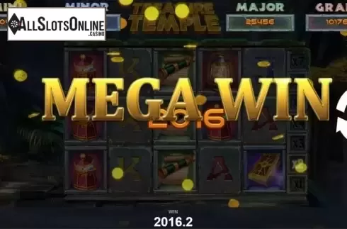 Mega Win. Treasure Temple from Pariplay