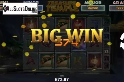 Big Win. Treasure Temple from Pariplay