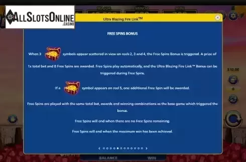 FS feature screen