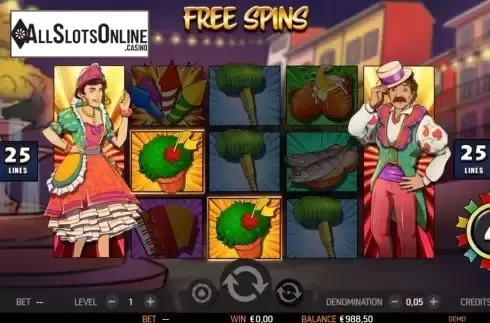 Free Spins screen 2
