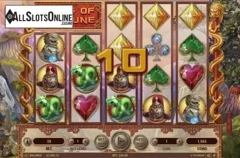 Win screen. Ways of Fortune from Habanero