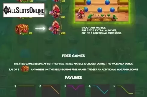 Free Games screen