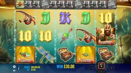 Big Bass Secrets of the Golden Lake slot screenshot 5