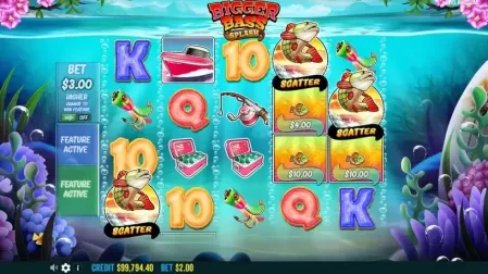 Bigger Bass Splash slot screenshot 2