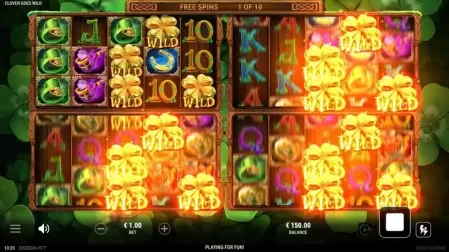Clover Goes Wild slot screenshot 4