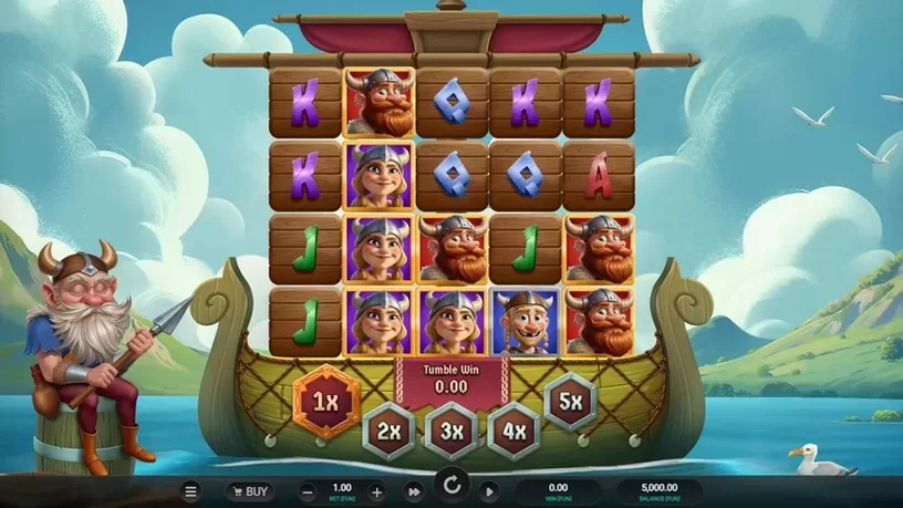 Cod of Thunder Dream Drop slot screenshot 1