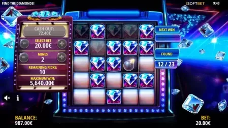 Find The Diamonds slot screenshot 3