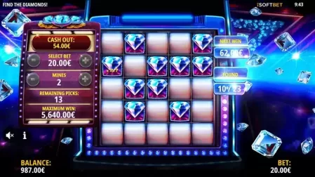 Find The Diamonds slot screenshot 2