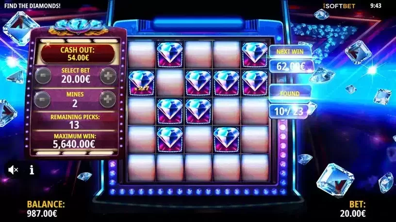 Find The Diamonds slot screenshot 2