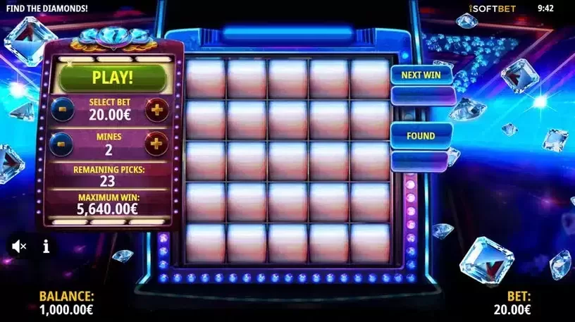 Find The Diamonds slot screenshot 1