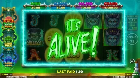 Frankenstein’s Fortune slot screenshot 4