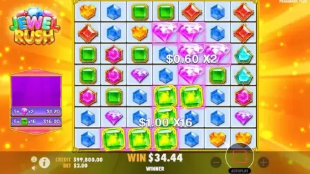Jewel Rush slot screenshot 6