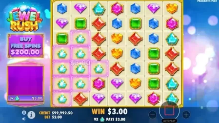 Jewel Rush slot screenshot 3