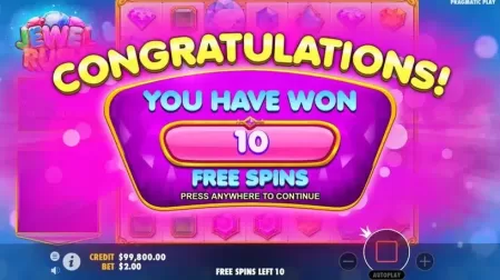 Jewel Rush slot screenshot 5