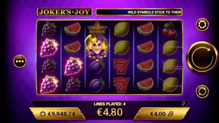 Joker's Joy slot screenshot 2