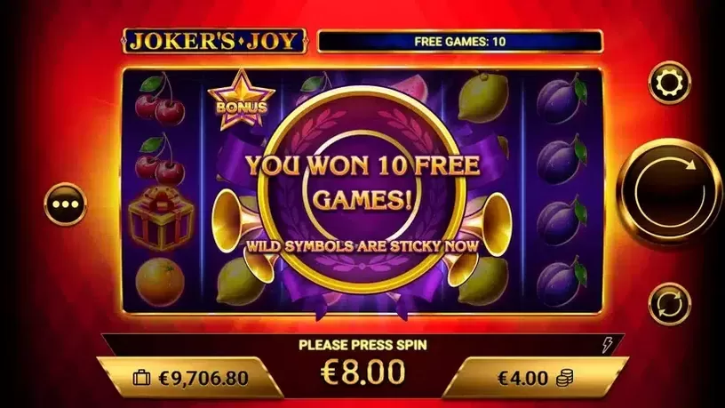 Joker's Joy slot screenshot 5