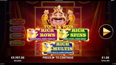 King Richwin slot screenshot 3