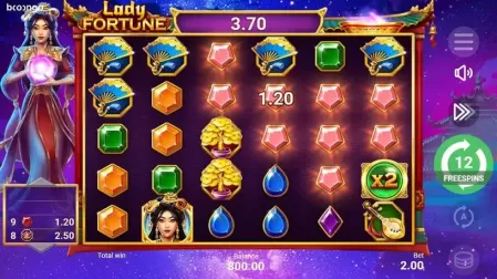 Lady Fortune slot screenshot 4