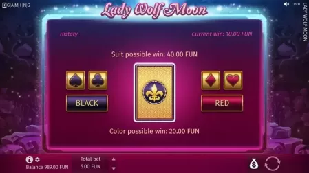 Lady Wolf Moon slot screenshot 3