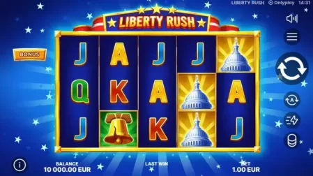 Liberty Rush slot screenshot 1