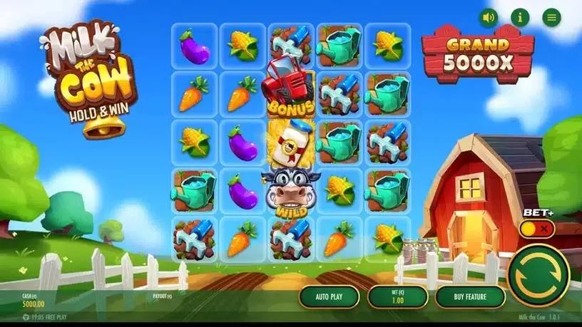 Milk The Cow slot screenshot 1