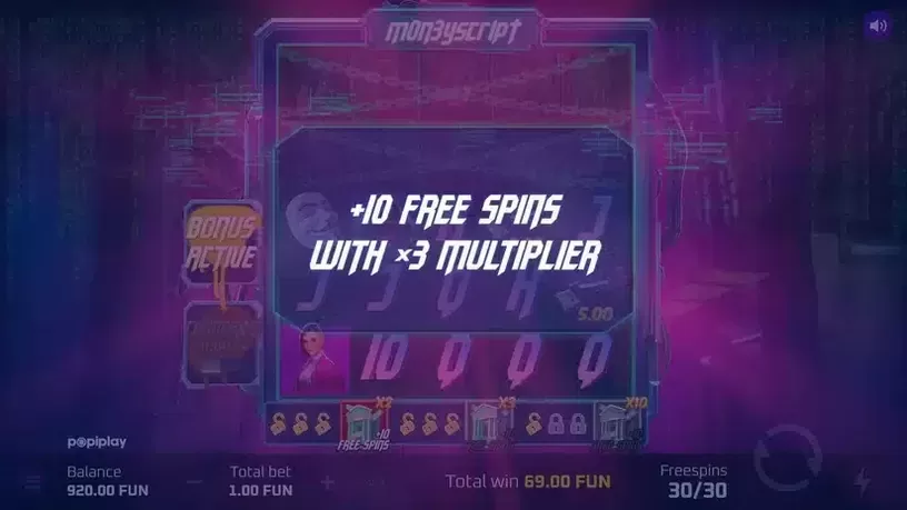 MoneyScript slot screenshot 6