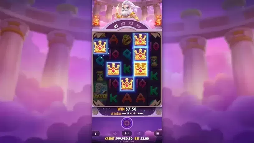 Olympus Wins slot screenshot 4