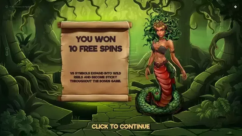 Perseus VS Medusa slot screenshot 3