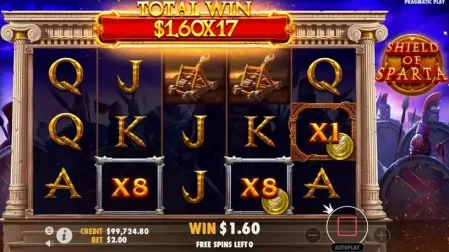 Shield of Sparta slot screenshot 7