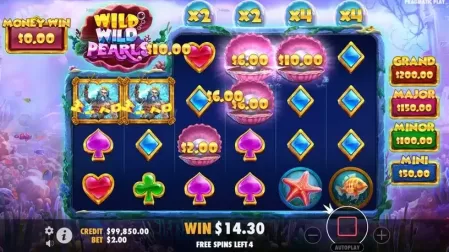 Wild Wild Pearls slot screenshot 5