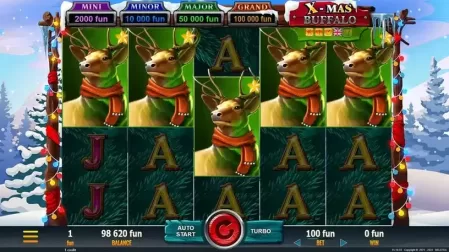 X-Mas Buffalo slot screenshot 3